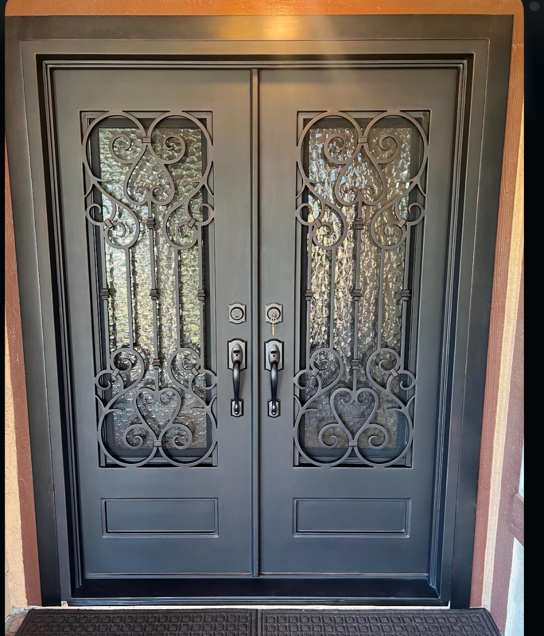 Custom Double Iron Door